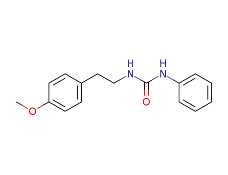 Molecular Structure of 83196-22-9 (Urea, N-[2-(4-methoxyphenyl)ethyl]-N'-phenyl-)