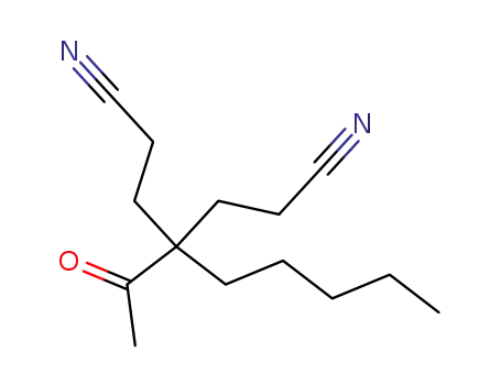 Molecular Structure of 34886-35-6 (Heptanedinitrile, 4-acetyl-4-pentyl-)