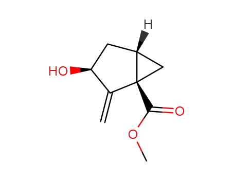 (+/-)-methyl 3β-hydroxy-2-methylenebicyclo<3.1.0>hexane-1-carboxylate