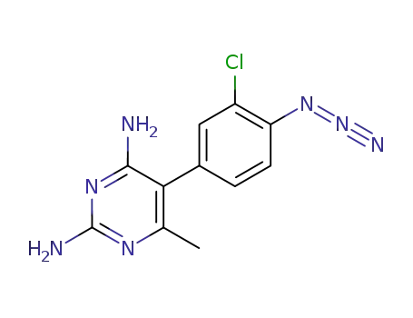 2,4-Pyrimidinediamine, 5-(4-azido-3-chlorophenyl)-6-methyl-
