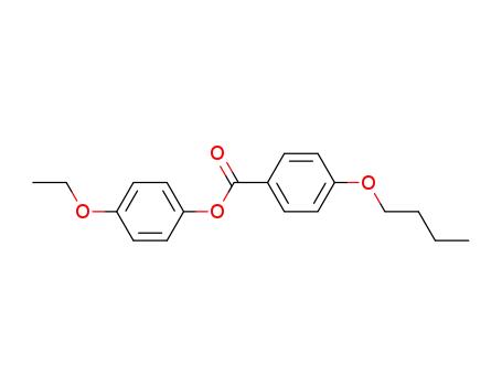 Molecular Structure of 53146-63-7 (Benzoic acid, 4-butoxy-, 4-ethoxyphenyl ester)