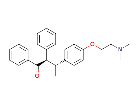 3-p-dimethylaminoethoxyphenyl-1,2-diphenylbutan-1-one