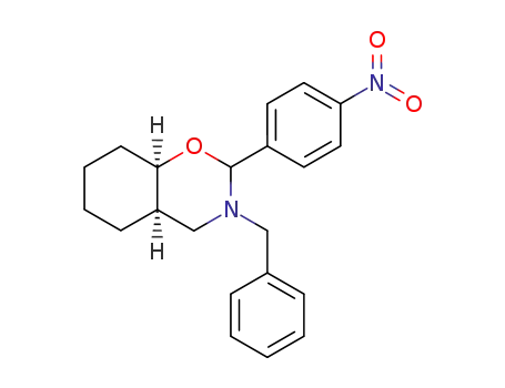Molecular Structure of 77612-20-5 (Z-N-benzyl-2-p-nitrophenyl-5,6-tetramethylenetetrahydro-1,3-oxazines)