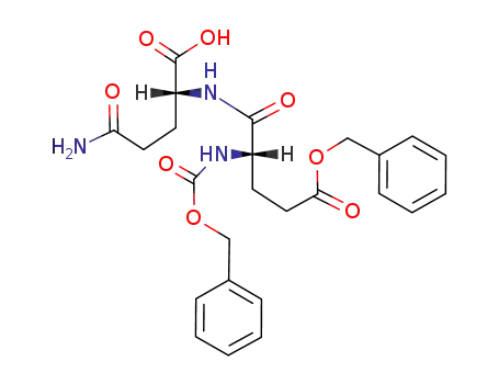 Molecular Structure of 75898-60-1 (benzyloxycarbonyl-γ-benzyl-α-L-glutamyl-D-glutamine)