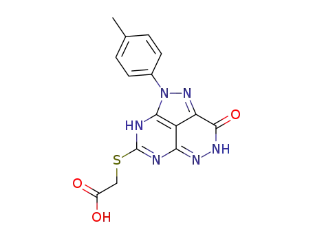 (8-Oxo-2-p-tolyl-2,3,7,8-tetrahydro-1,2,3,5,6,7-hexaaza-acenaphthylen-4-ylsulfanyl)-acetic acid