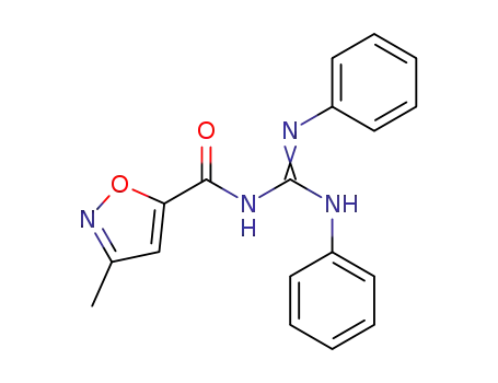 5-<(N<sup>1</sup>,N<sup>2</sup>-diphenylamidino)carbamoyl>-3-methylisoxazole