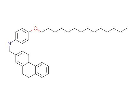 Benzenamine,
N-[(9,10-dihydro-2-phenanthrenyl)methylene]-4-(tetradecyloxy)-