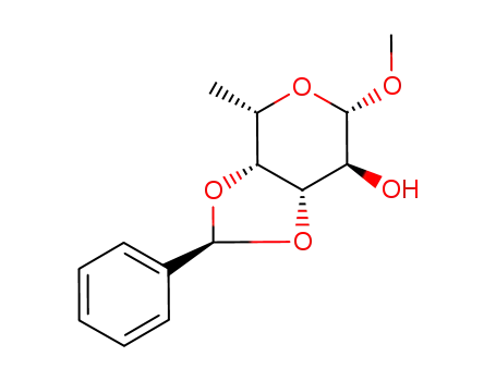 Methyl 3,4-O-(S)-benzylidene-6-deoxy-β-L-galactopyranoside