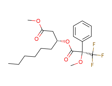 (R)-3-((R)-3,3,3-Trifluoro-2-methoxy-2-phenyl-propionyloxy)-nonanoic acid methyl ester