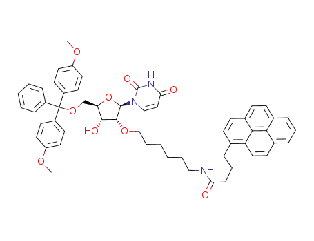 5'-O-(dimethoxytrityl)-2'-O-<hexyl-N-(1-pyrenepropylcarbonyl)amino>uridine