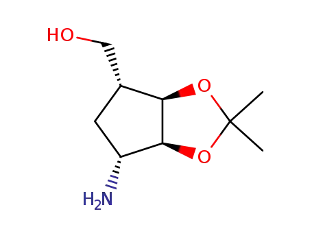 1β-amino-2α,3α-(dimethylmethylenedioxy)-4β-(hydroxymethyl)cyclopentane