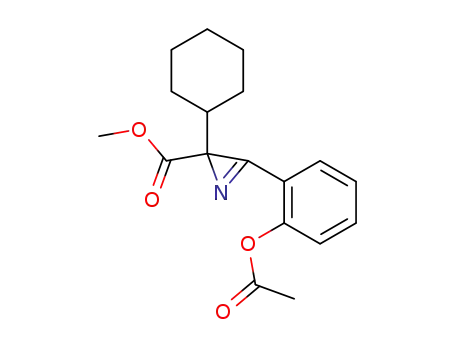 methyl 3-(2-acetoxyphenyl)-2-cyclohexyl-2H-azirine-2-carboxylate