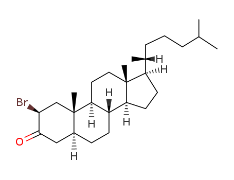 Cholestan-3-one,2-bromo-, (2b,5a)- (9CI) cas  2042-08-2