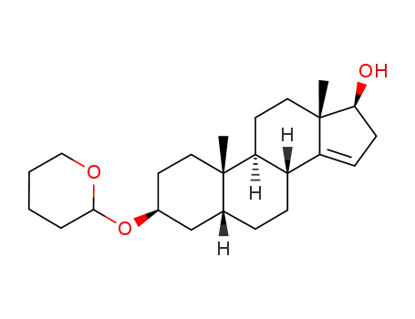 3β-(tetrahydropyran-2'-yloxy)-5β-androst-14-en-17β-ol