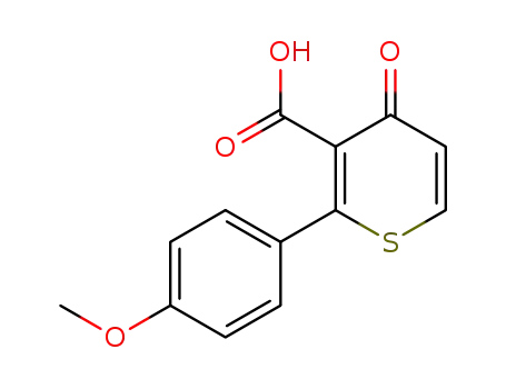 2-(4-Methoxy-phenyl)-4-oxo-4H-thiopyran-3-carboxylic acid
