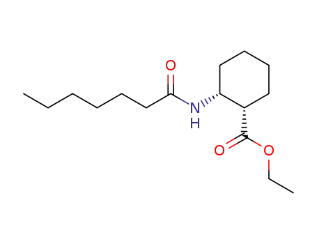 ethyl cis-(2-heptanoylamino)-1-cyclohexanecarboxylate