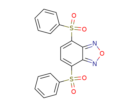 2,1,3-Benzoxadiazole,4,7-bis(phenylsulfonyl)-