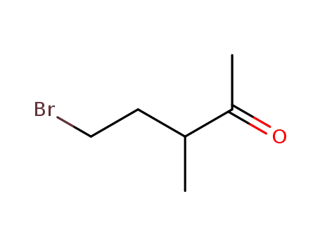Molecular Structure of 1115-56-6 (2-Pentanone, 5-bromo-3-methyl-)