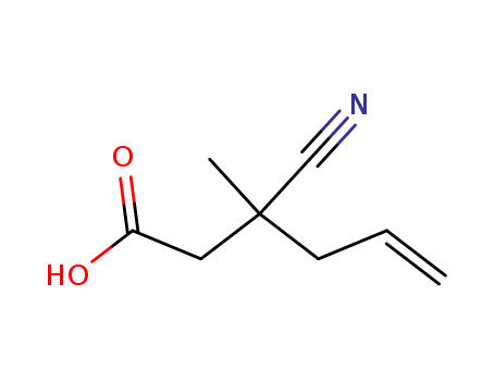 3-Cyano-3-methyl-hex-5-enoic acid