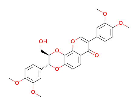 Molecular Structure of 116718-14-0 (3',4-di-O-methylxanthocercin B)