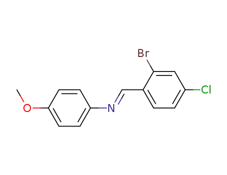 N-(2-bromo-4-chlorobenzylidene)-4-methoxyaniline