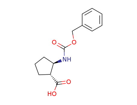 Cyclopentanecarboxylic acid, 2-[[(phenylmethoxy)carbonyl]amino]-,
(1R,2S)-rel-