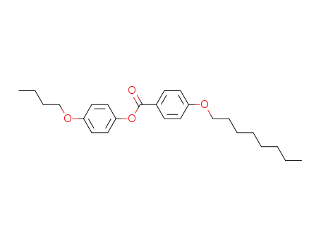 Molecular Structure of 52267-53-5 (Benzoic acid, 4-(octyloxy)-, 4-butoxyphenyl ester)