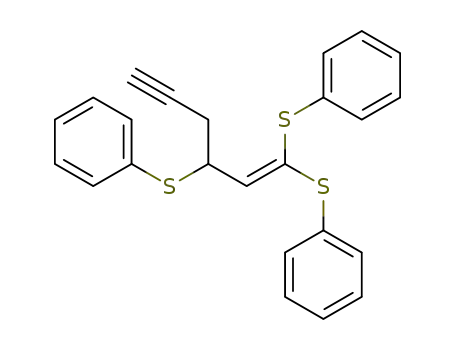 4,6,6-tris(phenylthio)hex-5-en-1-yne
