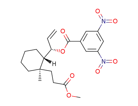 methyl trans-3-<2'-<1''-(3''',5'''-dinitrobenzoyloxy)prop-2''-enyl>-1'-methylcyclohexyl>propionate