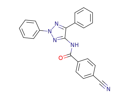 Benzamide, 4-cyano-N-(2,5-diphenyl-2H-1,2,3-triazol-4-yl)-