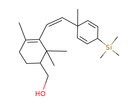 {2,2,4-Trimethyl-3-[(Z)-2-(1-methyl-4-trimethylsilanyl-cyclohexa-2,5-dienyl)-vinyl]-cyclohex-3-enyl}-methanol