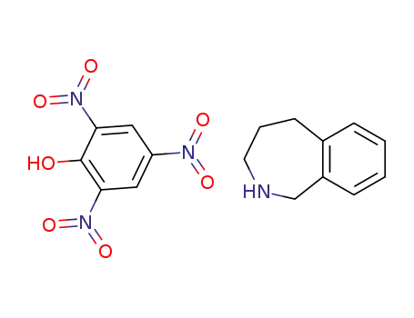 Molecular Structure of 111908-05-5 (1H-2-Benzazepine, 2,3,4,5-tetrahydro-, compd. with 2,4,6-trinitrophenol
(1:1))