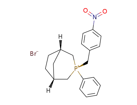 exo-3-p-nitrobenzyl-endo-3-phenyl-3-phosphoniabicyclo<3.2.1>octane bromide