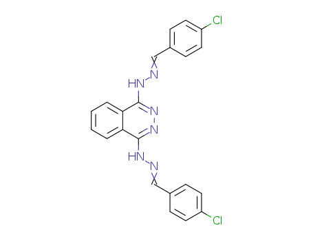 Benzaldehyde,4-chloro-, 1,4-phthalazinediyldihydrazone (9CI) cas  27702-20-1