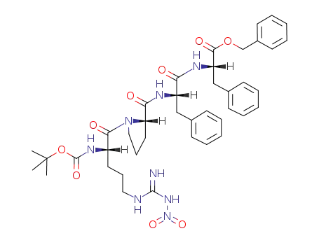 Boc-Arg(NO<sub>2</sub>)-Pro-Phe-Phe-OBzl