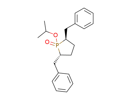 Isopropyl (2S<sup>*</sup>,5S<sup>*</sup>)-2,5-dibenzylphospholanate