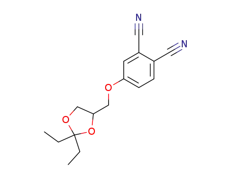 4-(2,2-Diethyl-[1,3]dioxolan-4-ylmethoxy)-phthalonitrile