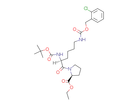 Boc-Lys<Z<sup>2</sup>(Cl)>-Pro ethyl ester