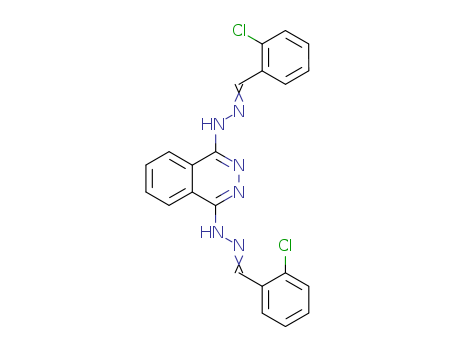 N,N-bis[(2-chlorophenyl)methylideneamino]phthalazine-1,4-diamine cas  27702-18-7