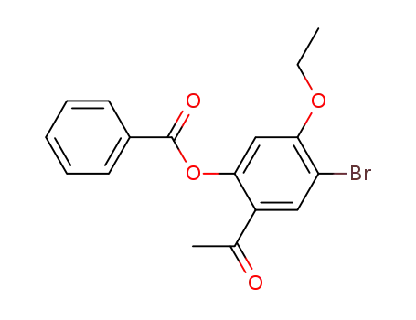 Benzoic acid 2-acetyl-4-bromo-5-ethoxy-phenyl ester