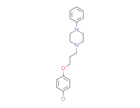 Molecular Structure of 84344-35-4 (Piperazine, 1-(3-(4-chlorophenoxy)propyl)-4-phenyl-)