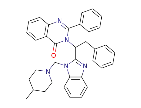 3-(1-{1-[(4-methylpiperidin-1-yl)methyl]-1H-benzimidazol-2-yl}-2-phenylethyl)-2-phenylquinazolin-4(3H)-one
