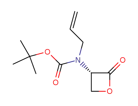 Carbamic acid, (2-oxo-3-oxetanyl)-2-propenyl-, 1,1-dimethylethyl ester,
(S)-
