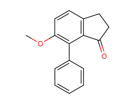 2,3-Dihydro-6-methoxy-7-phenyl-1H-inden-1-one