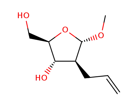 메틸 2-C-알릴-2-데옥시아라비노푸라노사이드