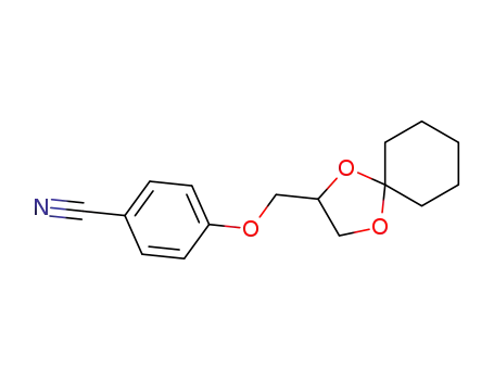 4-(1,4-Dioxa-spiro[4.5]dec-2-ylmethoxy)-benzonitrile
