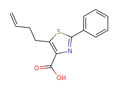4-Thiazolecarboxylic acid, 5-(3-butenyl)-2-phenyl-