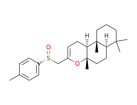 (4aS,6aR,10aR,10bS)-4a,7,7,10a-Tetramethyl-3-((R)-toluene-4-sulfinylmethyl)-4a,5,6,6a,7,8,9,10,10a,10b-decahydro-1H-benzo[f]chromene