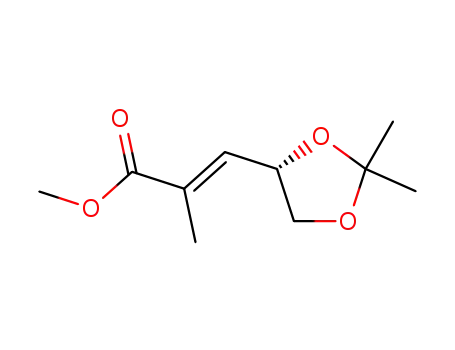 (2E)-3-[(4S)-2,2-dimethyl-1,3-dioxolan-4-yl]-2-methyl-2-propenoate
