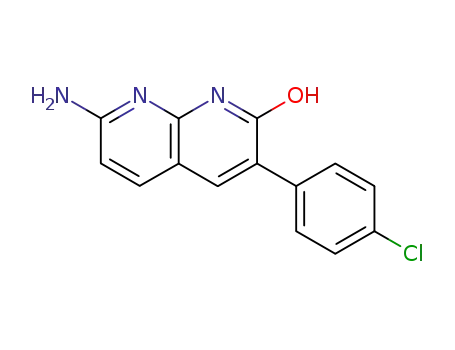 7-amino-3-(4-chlorophenyl)-2-hydroxy-1,8-naphthyridine